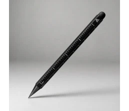 Вечный карандаш из переработанного алюминия "Sicily", черный
