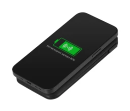 Внешний беспроводной аккумулятор с подсветкой лого «Astro», 10000 mAh, черный