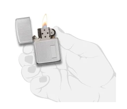 Зажигалка ZIPPO Classic с покрытием High Polish Chrome, латунь/сталь, серебристая, 38x13x57 мм