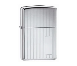 Зажигалка ZIPPO Classic с покрытием High Polish Chrome, латунь/сталь, серебристая, 38x13x57 мм