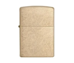 Зажигалка ZIPPO Armor™с покрытием Tumbled Brass, латунь/сталь, золотистая, матовая, 38x13x57 мм