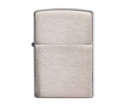 Зажигалка ZIPPO Armor™ c покрытием Brushed Chrome, латунь/сталь, серебристая, матовая, 38x13x57 мм