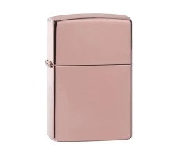 Зажигалка ZIPPO Classic с покрытием High Polish Rose Gold, латунь/сталь, розовое золото, 38x13x57 мм