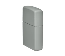 Зажигалка ZIPPO Classic с покрытием Flat Grey, латунь/сталь, серая, глянцевая, 38x13x57 мм