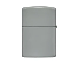 Зажигалка ZIPPO Classic с покрытием Flat Grey, латунь/сталь, серая, глянцевая, 38x13x57 мм