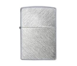 Зажигалка ZIPPO с покрытием Herringbone Sweep, латунь/сталь, серебристая, матовая, 38x13x57 мм