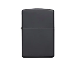 Зажигалка ZIPPO Classic с покрытием Black Matte, латунь/сталь, чёрная, матовая, 38x13x57 мм