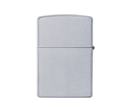 Зажигалка ZIPPO Classic с покрытием Satin Chrome™, латунь/сталь, серебристая, матовая, 38x13x57 мм