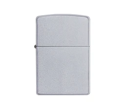 Зажигалка ZIPPO Classic с покрытием Satin Chrome™, латунь/сталь, серебристая, матовая, 38x13x57 мм