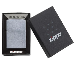 Зажигалка ZIPPO Classic с покрытием Street Chrome™, латунь/сталь, серебристая, матовая, 38x13x57 мм