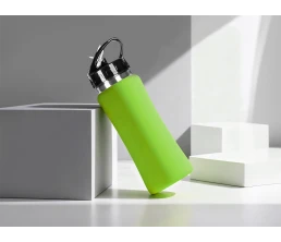 Бутылка для воды "Bottle C1", сталь, soft touch, 600 мл, зеленое яблоко