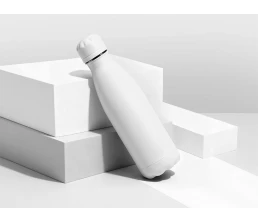 Вакуумная термобутылка "Vacuum bottle C1", soft touch, 500 мл, белый