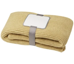 Вязанное одеяло Suzy 150 x 120 см из полиэстера, бежевый