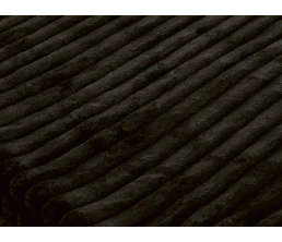 Плед Wave флисовый, черный