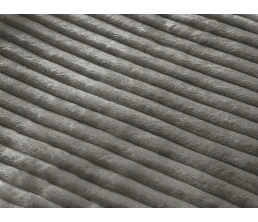 Плед Wave флисовый, серый