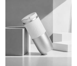Герметичная вакуумная термокружка "Pillar",550 мл, серебристый