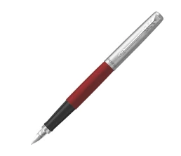 Перьевая ручка Parker Jotter Red CT , перо: F, цвет чернил: black, в подарочной упаковке