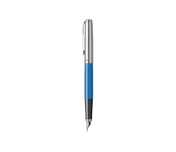 Ручка перьевая Parker Jotter Originals Blue Chrom CT, перо: F, цвет чернил: blue, в подарочной упаковке