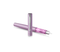 Перьевая ручка Parker Vector  XL Lilac, цвет чернил blue CT, перо: F, в подарочной упаковке.