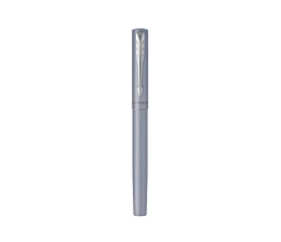 Перьевая ручка Parker Vector XL Silver Blue CT, цвет чернил blue, перо: F/M, в подарочной упаковке.