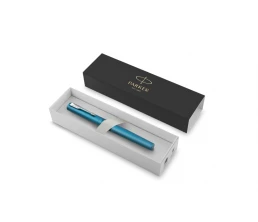 Ручка-роллер Parker Vector XL Teal CT, цвет чернил black, стержень: F, в подарочной упаковке.