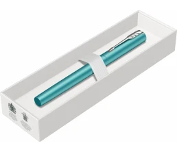 Ручка-роллер Parker Vector XL Teal CT, цвет чернил black, стержень: F, в подарочной упаковке.