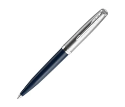 Шариковая ручка Parker 51 CORE MIDNIGHT BLUE CT, стержень: M, цвет чернил: black, в подарочной упаковке.