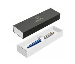 Шариковая ручка Parker Jotter SE 135 Lacquer Blue St.Steel GT, стержень: M, цвет чернил : blue, в подарочной упаковке