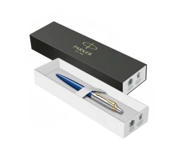 Шариковая ручка Parker Jotter SE 135 Lacquer Blue St.Steel GT, стержень: M, цвет чернил : blue, в подарочной упаковке