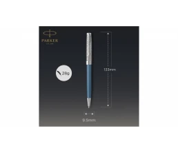 Шариковая ручка Parker Sonnet Premium Refresh BLUE CT, стержень: M, цвет чернил: black , в подарочной упаковке