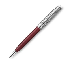 Шариковая ручка Parker Sonnet Premium Refresh RED CT, стержень: M, цвет чернил: black , в подарочной упаковке