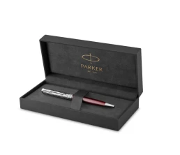 Шариковая ручка Parker Sonnet Premium Refresh RED CT, стержень: M, цвет чернил: black , в подарочной упаковке