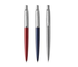 Набор Parker Jotter London Trio: гелевая ручка Red CT + шариковая ручка Blue CT + карандаш Stainless Steel CT