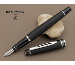 Перьевая ручка Waterman Expert 3, цвет: Matte Black CT, перо: F