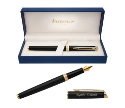 Перьевая ручка Waterman Hemisphere, цвет: MattBlack, перо: F