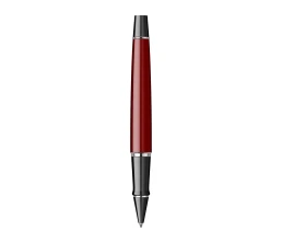 Ручка-роллер Waterman Expert Dark Red Lacquer CT Black, стержень: Fblk