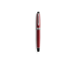 Ручка-роллер Waterman Expert Dark Red Lacquer CT Black, стержень: Fblk