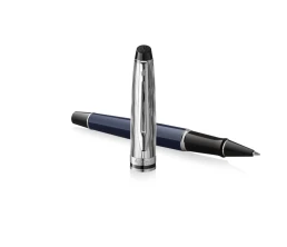 Ручка-роллер Waterman Expert22 SE deluxe Blue CT, цвет: Black, в подарочной упаковке