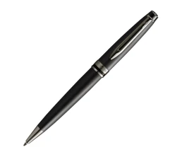 Шариковая ручка Waterman Expert Black, цвет чернил Mblue, в подарочной упаковке