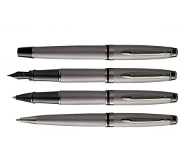 Шариковая ручка Waterman Expert Silver, цвет чернил Mblue,  в подарочной упаковке