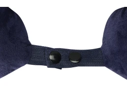 Подушка Basic из микрофибры с эффектом памяти U-shape, синий (P)