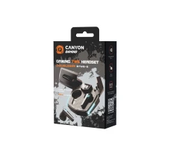 Игровая гарнитура Canyon DoubleBee GTWS-2, черный (CND-GTWS2B)