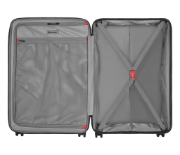 Чемодан WENGER Pegasus, черный, поликарбонат+АБС-пластик, большой, 52х76х30 см, 99 л.