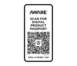 Opal с 6 панелями Aware™ кепка из переработанных материалов - Темно - синий