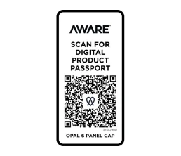 Opal с 6 панелями Aware™ кепка из переработанных материалов - сплошной черный