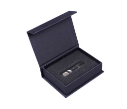 Металлическая флешка со сканером отпечатков пальцев в подарочной упаковке (Fingerprint.64.S.USB3.0, I= 64 Гб USB 3.0, Металлический корпус. Без перс.)