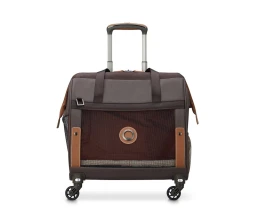 Сумка для перевозки животных DELSEY, CHATELET AIR 2.0, на колесах, 42л, коричневый