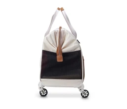 Сумка для перевозки животных DELSEY, CHATELET AIR 2.0,  на колесах, 42л, белый