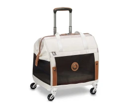 Сумка для перевозки животных DELSEY, CHATELET AIR 2.0,  на колесах, 42л, белый