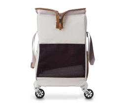 Сумка для перевозки животных DELSEY, CHATELET AIR 2.0,  на колесах, 42л, белый